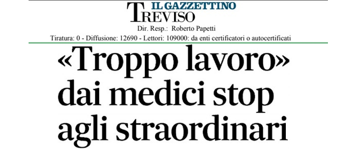 Carenza Medici Nella Marca: Leoni Sul "Gazzettino" | OMCeO Venezia